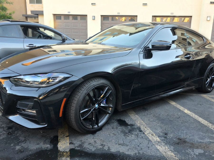 Deep-black BMW 4-Series after a Detail On Demand Refresh